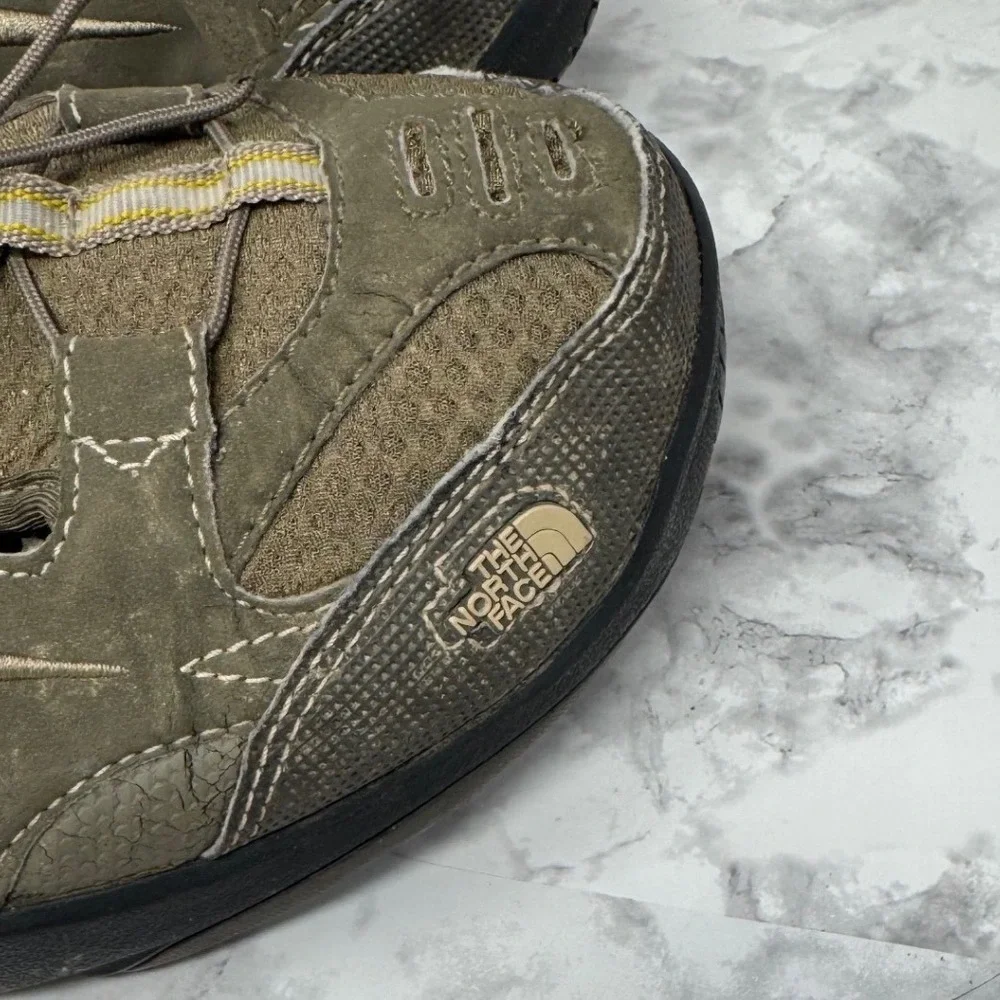 The‎ North Face Mens Hedgefrog II Trail Water Sandals Olive Green Bungee Laces